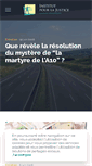 Mobile Screenshot of institutpourlajustice.org